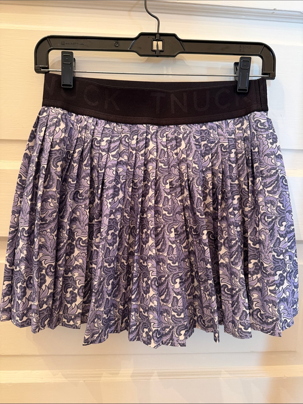 Tuckernuck Purple Paisley Skater Skirt